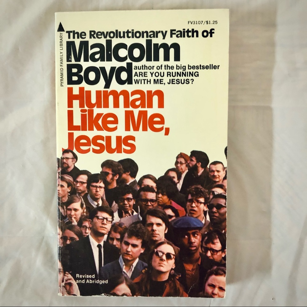 💝 Human Like Me, Jesus by Malcolm Boyd Nonfiction Religion Paperback Book